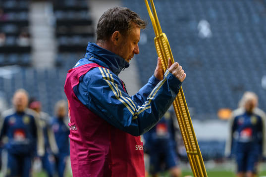 Peter Gerhardsson, head coach of the Swedish women national