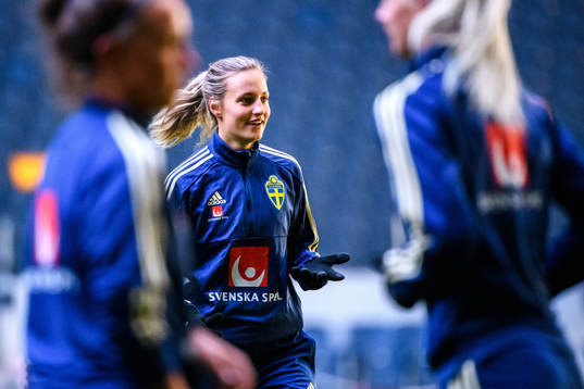 Nathalie Björn of the Swedish women national football team