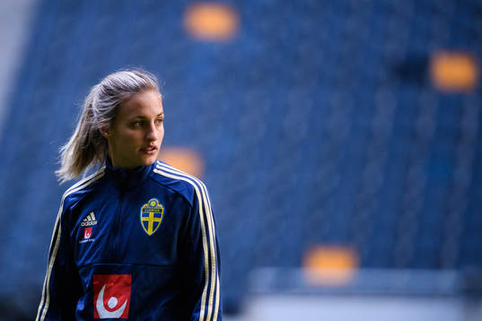 Nathalie Björn of the Swedish women national football team
