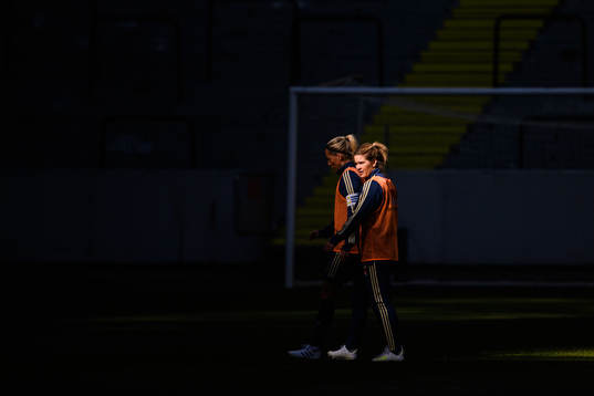 Linda Sembrant and Hanna Folkesson of the Swedish women