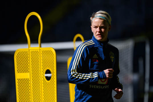 Nilla Fischer of the Swedish women national football team