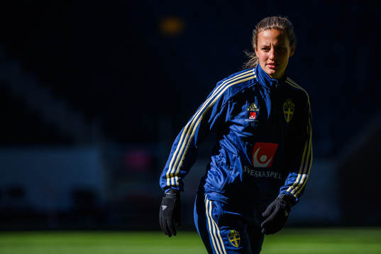 Nathalie Björn of the Swedish women national football team