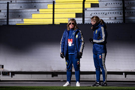 Team manager Marika Domanski Lyfors of the Swedish women