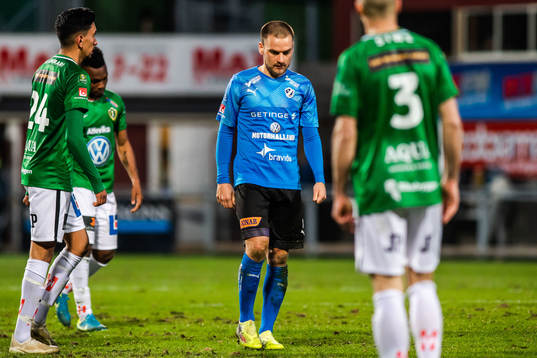 Halmstads Pontus Silfwer deppar