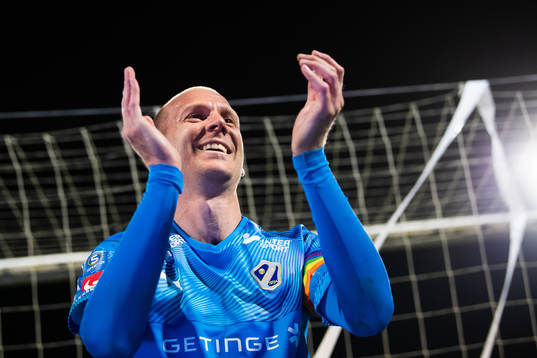 Halmstads Andreas Johansson jublar