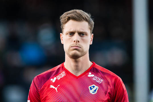 Halmstads målvakt Malkolm Nilsson