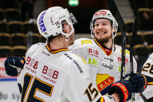 Djurgårdens Jakob Lilja jublar