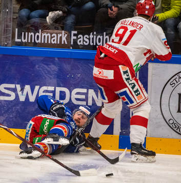 Oskarshamns Oskar Nilsson och Timrås Filip Hållander