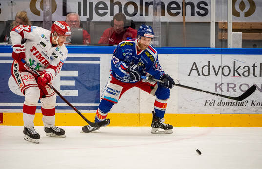 Oskarshamns Matias Sointu och Timrås Anton Wedin