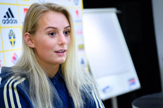 Stina Blackstenius of the Swedish women national football
