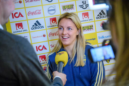 Mimmi Larsson of the Swedish women national football team
