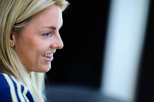 Mimmi Larsson of the Swedish women national football team