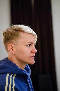 Nilla Fischer of the Swedish women national football team