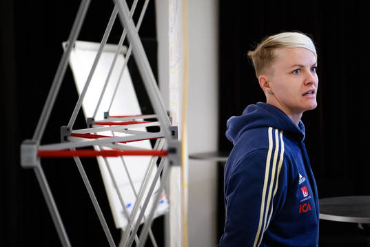 Nilla Fischer of the Swedish women national football team