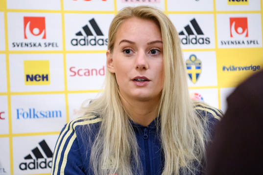 Stina Blackstenius of the Swedish women national football