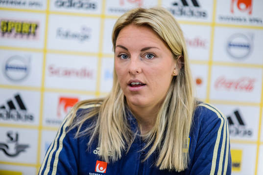Mimmi Larsson of the Swedish women national football team