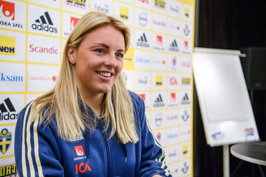 Mimmi Larsson of the Swedish women national football team