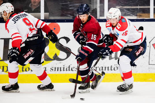 Helsingborgs Freddy Roslund och Borås Albin Ericson