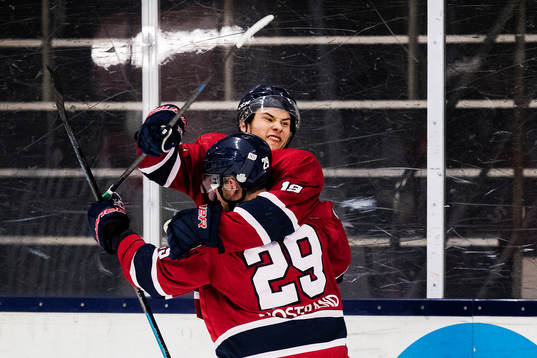Helsingborgs Oscar Jakobsson jublar