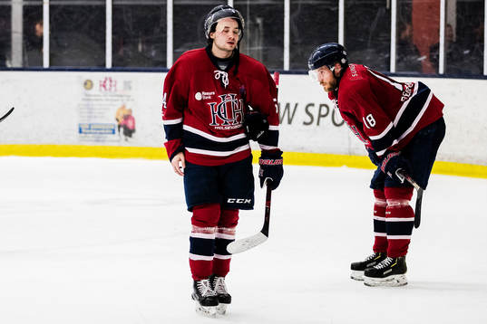 Helsingborgs Axel Björklund och Julius Falkenbäck