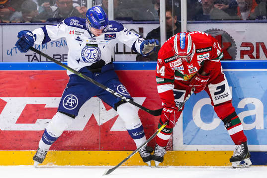 Leksands Lucas Nordsäter och Moras Sebastian Hartmann