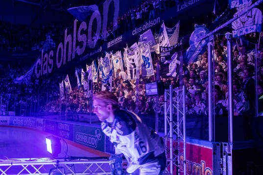 Leksands Daniel Gunnarsson gör entre