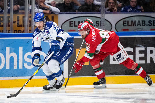 Leksands Thomas Valkvæ Olsen  och Moras Mathias Bromé