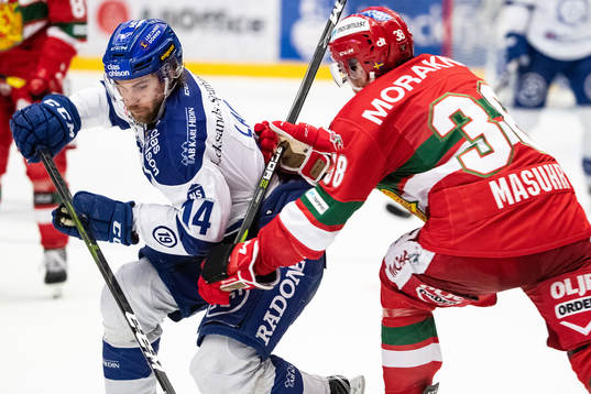 Leksands Oskar Lang och Moras Adam Massuhr