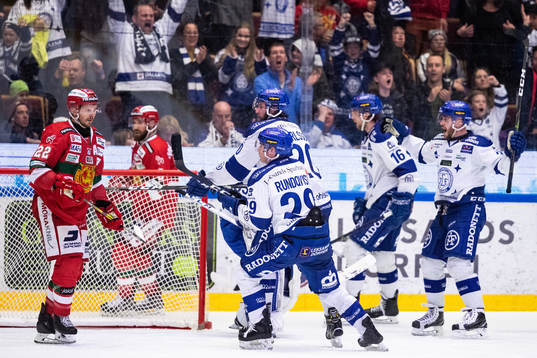 Leksands David Rundqvist och Daniel Gunnarsson och Linus
