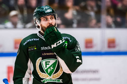 Färjestads Jesse Virtanen deppar
