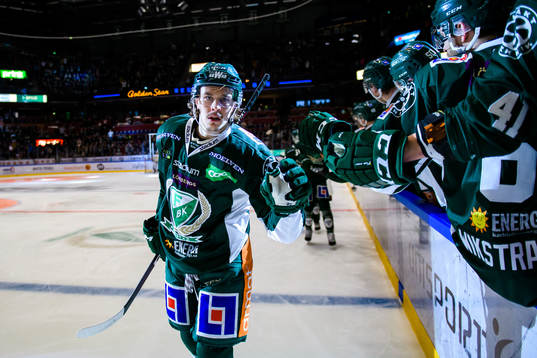 Färjestads Joakim Nygård jublar