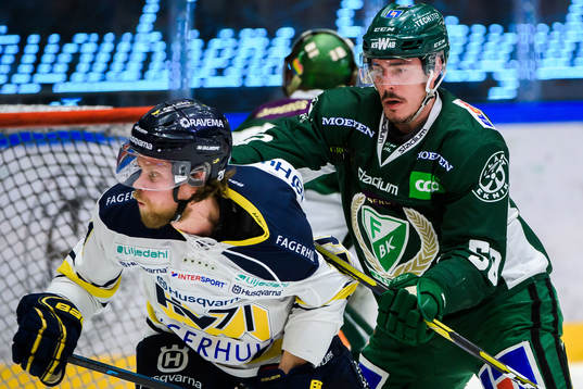 s Mattias Tedenby och Färjestads Sebastian Erixon