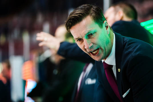 Färjestads tränare Johan Pennerborn