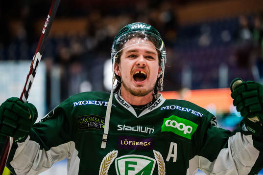 Bläddra bland fler bilder av Ishockey, SHL, kvartsfinal 7, Färjestad - HV71