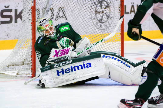 Färjestads målvakt Markus Svensson