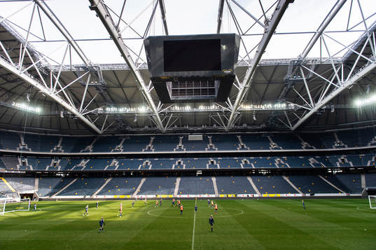 General view of Friends arena
