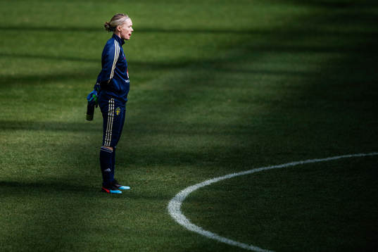 Hedvig Lindahl of the Swedish women national football team
