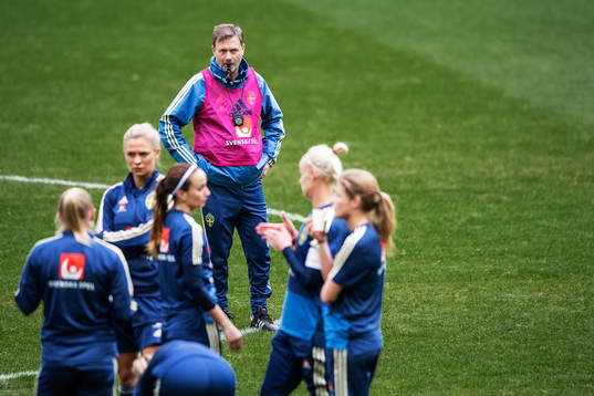 Peter Gerhardsson, head coach of the Swedish women national