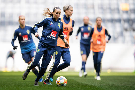 Kosovare Asllani of the Swedish women national football team