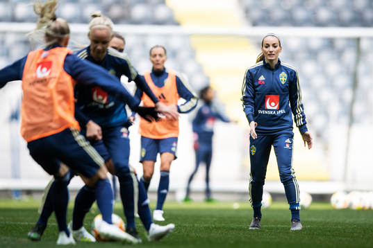 Kosovare Asllani of the Swedish women national football team