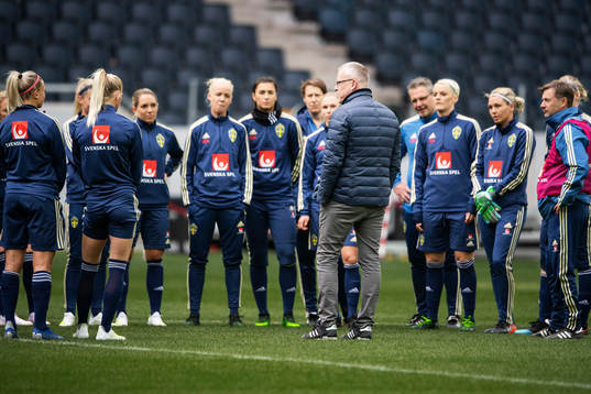 Janne Andersson, head coach of the Swedish men national