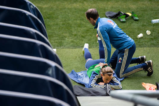 Julia Zigiotti of the Swedish women national football team