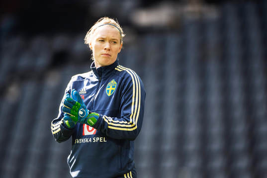 Hedvig Lindahl of the Swedish women national football team