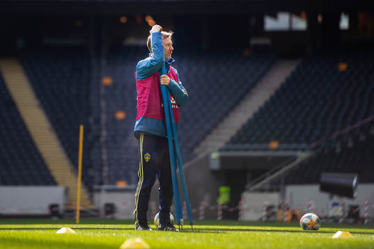 Peter Gerhardsson, head coach of the Swedish women national