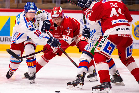 Oskarshamns Nicklas Heinerö och Timrås Marcus Hardegård