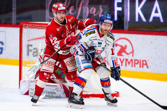 Timrås Emil Berglund och Oskarshamns Matias Sointu