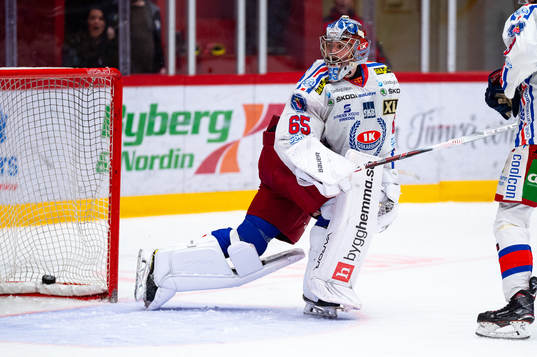Oskarshamns målvakt Christoffer Rifalk släpper in 3-1