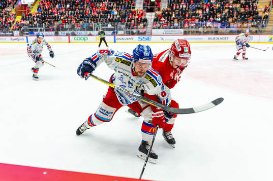 Oskarshamns Jesper Dahlroth och Timrås Henrik Törnqvist