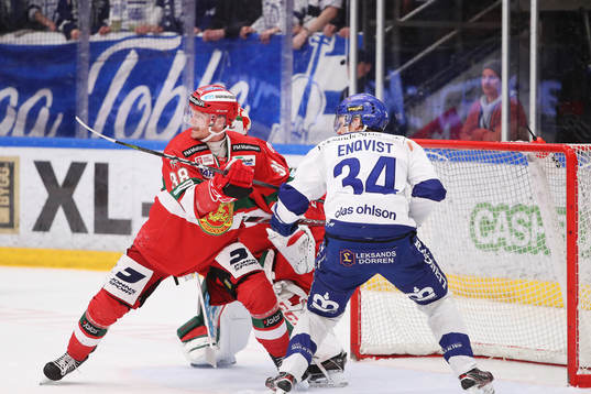 Moras Adam Massuhr och Leksands Lukas Enqvist