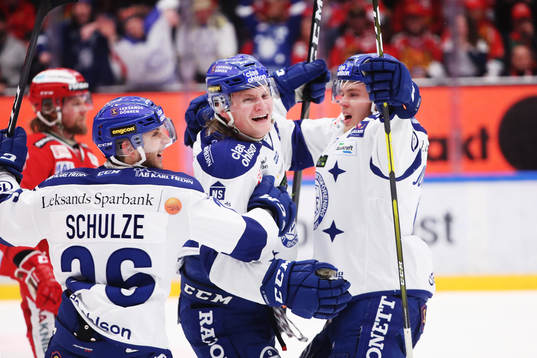 Leksands Anton Karlsson jublar